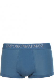 Хлопковые боксеры с широкой резинкой Emporio Armani
