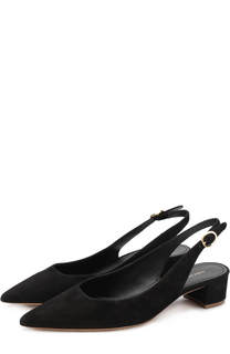 Замшевые туфли с ремешком Mansur Gavriel