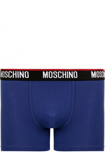 Хлопковые боксеры с широкой резинкой Moschino