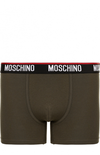 Хлопковые боксеры с широкой резинкой Moschino