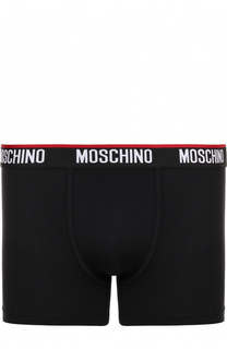 Хлопковые боксеры с широкой резинкой Moschino