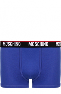 Комплект из двух хлопковых боксеров с широкой резинкой Moschino