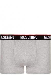 Комплект из двух хлопковых боксеров с широкой резинкой Moschino
