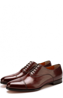 Классические кожаные оксфорды Santoni