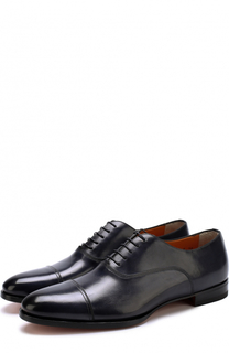 Классические кожаные оксфорды Santoni