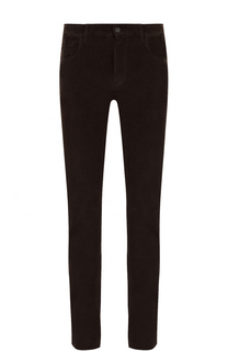 Хлопковые брюки прямого кроя Brioni
