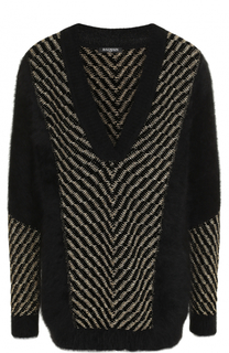 Вязаный пуловер с V-образным вырезом Balmain