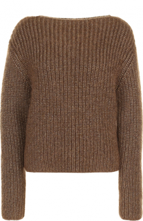 Шерстяной пуловер с круглым вырезом Michael Kors