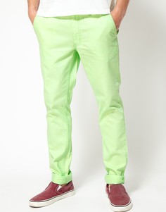 Узкие чиносы Cheap Monday - Зеленый