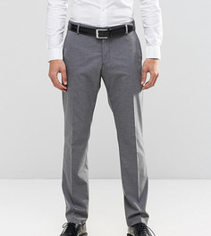 Брюки слим из эластичной ткани Selected Homme - Серый