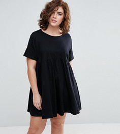 Свободное платье ASOS CURVE - Черный
