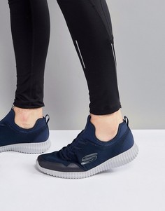 Синие кроссовки Skechers Elite Flex Lasker - Синий