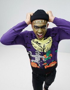 Джемпер с изображением монстра ASOS Halloween - Мульти