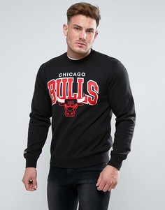 Свитшот с принтом Chicago Bulls Mitchell &amp; Ness NBA - Черный
