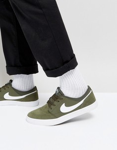 Зеленые кроссовки Nike SB Portmore II Solar 880266-310 - Зеленый