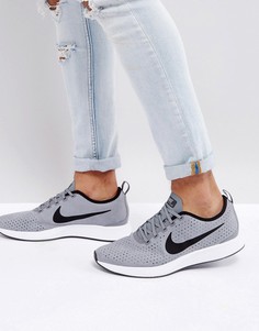 Серые кроссовки-премиум Nike Dualtone Racer 924448-001 - Серый