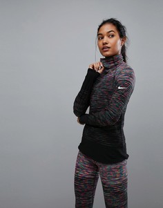 Топ в полоску Nike Training Hyperwarm - Мульти