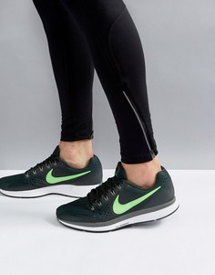 Зеленые кроссовки Nike Running Air Zoom Pegasus 34 880555-301 - Зеленый