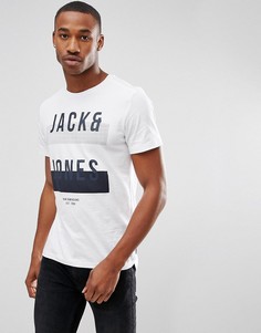 Футболка с принтом Jack &amp; Jones - Белый