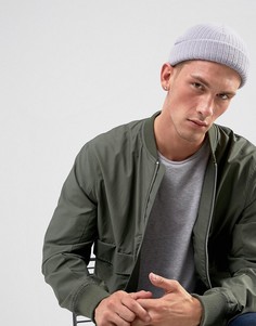 Сиреневая шапка-бини ASOS - Фиолетовый