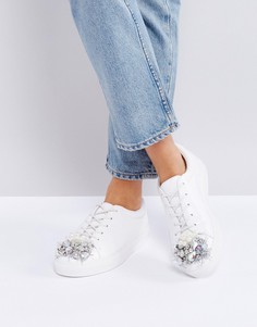 Декорированные кроссовки ASOS DREAM ON - Белый