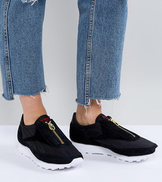 Черные кроссовки с молниями Reebok Classic Aztec - Черный