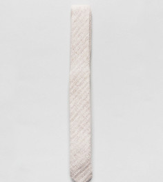 Галстук из ткани с добавлением шерсти Noak - Светло-бежевый
