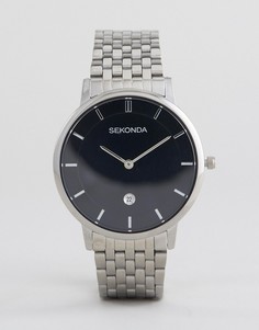 Серебристые часы-браслет Sekonda 1385 - Серебряный