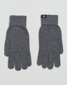 Серые перчатки из мериносовой шерсти PS by Paul Smith - Серый