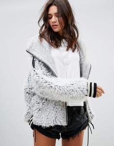 Пушистая куртка Free People - Белый