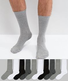Набор из 10 пар черно-белых носков ASOS - Мульти