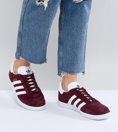 Бордовые кроссовки adidas Originals Gazelle - Красный