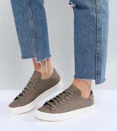 Кроссовки цвета хаки adidas Originals Court Vantage - Белый