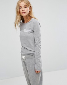 Топ для дома с логотипом и рукавами реглан Jack Wills - Розовый