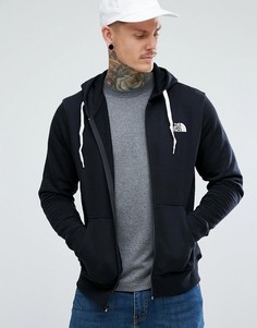 Черный худи на молнии с логотипом The North Face Open Gate - Черный