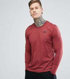 Бордовый лонгслив с логотипом на спине The North Face эксклюзивно для ASOS - Красный