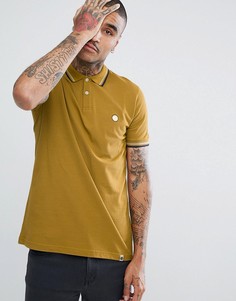 Желтая футболка-поло с короткими рукавами и окантовкой Pretty Green Barton - Желтый