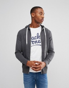 Худи с контрастной молнией Jack &amp; Jones Originals - Серый