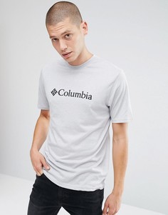 Серая меланжевая футболка с логотипом Columbia CSC - Серый