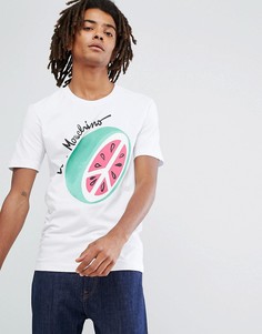 Футболка с принтом арбуза Love Moschino - Белый