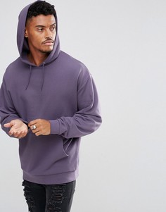 Фиолетовый oversize-худи ASOS - Фиолетовый