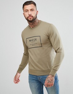 Свитер с логотипом Nicce - Черный