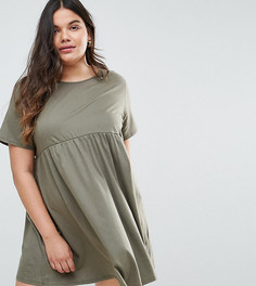 Свободное платье ASOS CURVE - Серый