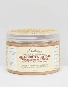 Укрепляющая маска для волос с черным касторовым маслом Shea Moisture - Бесцветный