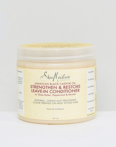 Несмываемый кондиционер для волос с ямайским черным касторовым маслом Shea Moisture Strengthen &amp; Restore - Бесцветный