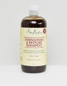 Укрепляющий шампунь с черным касторовым маслом Shea Moisture - Бесцветный