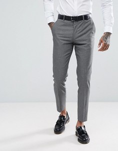 Серые брюки в клетку River Island - Серый