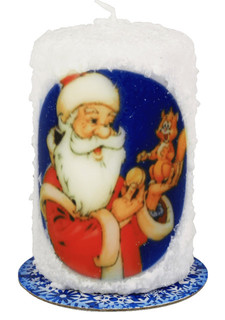 Новогодняя свеча Russian Elka