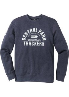 Свитшот Slim Fit (темно-синий меланж) Bonprix