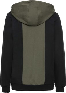 Трикотажная куртка (оливковый/черный) Bonprix